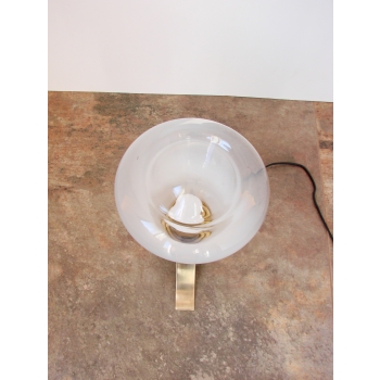 lampa stołowa retro lata 70 mosiądz